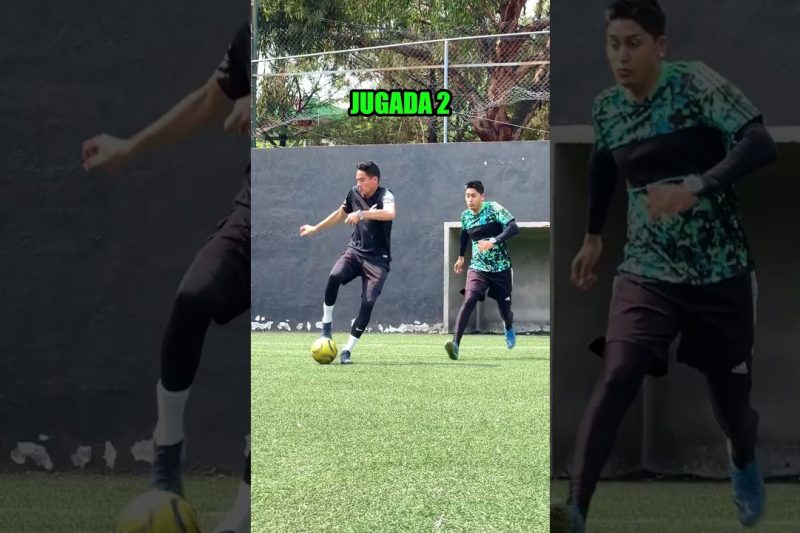 Aprende 3 jugadas de 1 solo toque 😎⚡️⚽️