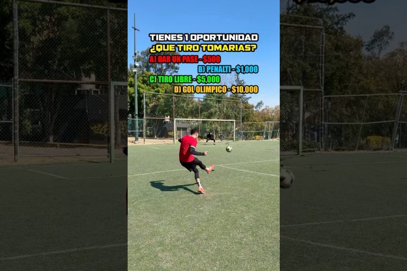 Cuál tiro escogerías según tus habilidades crack? 🤔🥅⚽️