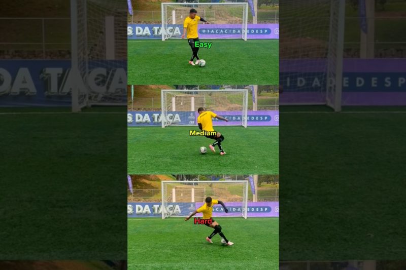 Qual seu nivel? ⚽️💛 #footballskills #soccerskills #dribles #skills #habilidades #soccerplayer