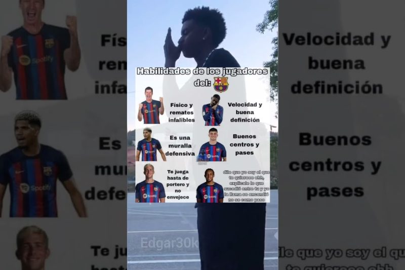habilidades de jugadores del FC Barcelona #edgar_rts